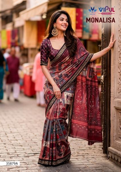 Vipul monalisa bulk sarees at online manufacture